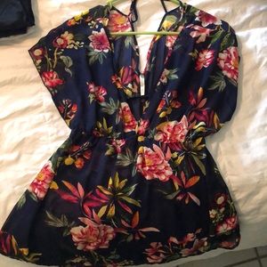 Brand new floral print shirt